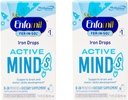 Enfamil Fer-In-Sol Iron Supplement Drops for Infants & Toddlers, Υποστηρίζει την ανάπτυξη του εγκεφάλου, 50 mL μπουκάλι σταγονόμετρο, πακέτο των 2