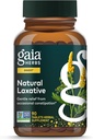 Gaia Herbs Natural Laxative – Supports Constipation Relief for Yetişkinler - Senna Leaf, Cape Aloe, Caraway, Dandelion & Fennel - 90 Tablet (45 Hizmet)