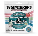 Tummydrops Groovy Peppermint Pack (Mix of Lychee & Tasty Vanilla Cream) Gluten Free, Vegan, & Organik Malzemeler ile Made with Organic Materialss, 33 Bireysel olarak Resealable Bag'da Assorted Peppermint Lozenges'i yendi.