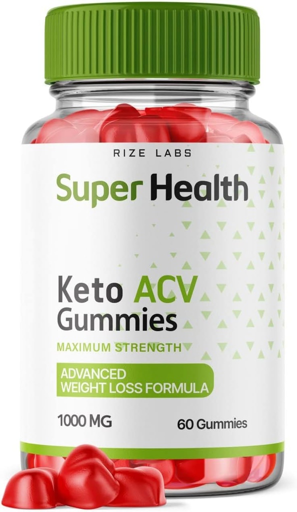 Laboratuvarları - Super Health Keto ACV Gummies - Belly Fat için Gelişmiş Kilo kaybı Formula, Apple Cider Vinegar Superhealth Gummy Supplement (60 Gummies)