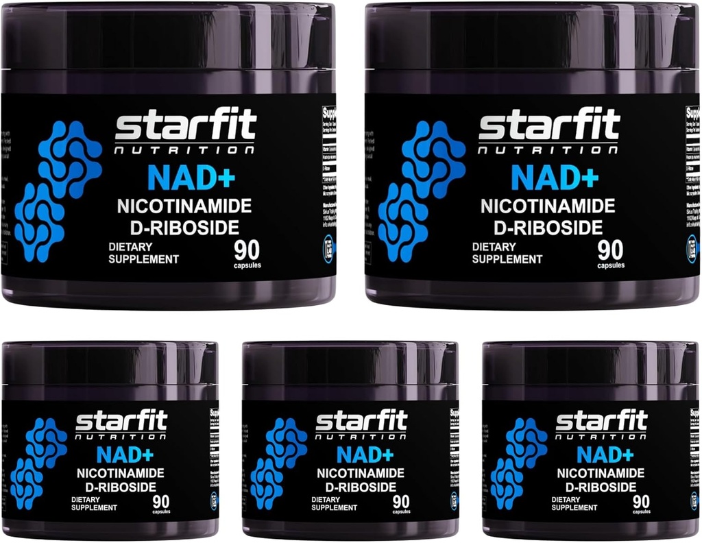 MARFIT - Nicotinamid D-Riboside, NAD+ Seviyeler, Focus and Energy Supplement, Metabolism Support Nicotinamid Riboside NAD Supplement, 450 Capsules