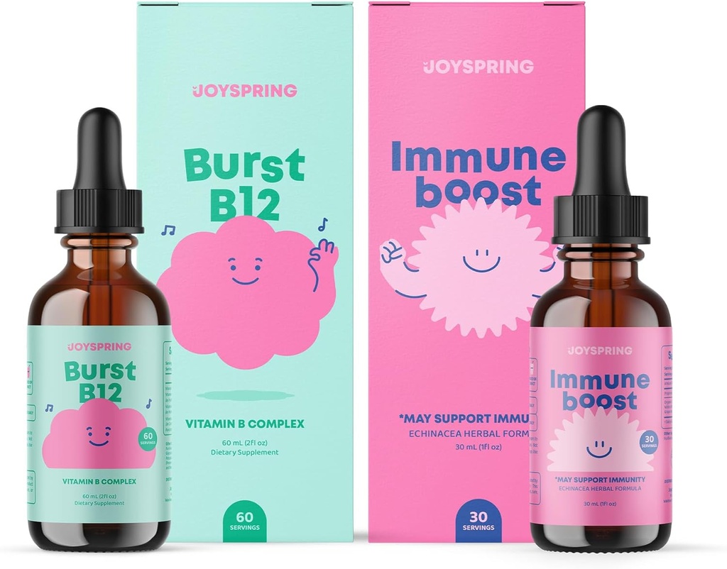 JoySpring Liquid B Complex ve Immune Drops for Kids