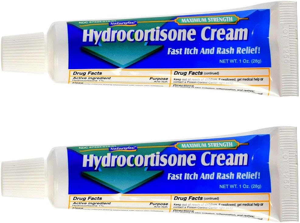 Natureplex Hydrocortisone 1% Κρέμα, 1 Oz (πακέτο του 2)