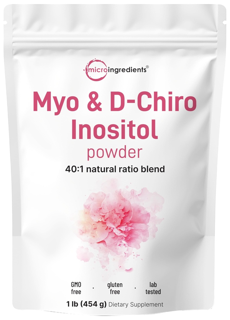 Micro Συστατικά Myo-Inositol & D-Chiro Inositol σκόνη, 1lb (221 εξυπηρετούν) 