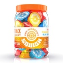 Squish Pre Workout Energy Shots, Beta-Alanine, Citrulline, Caffeine, L-Theanine, Alpha-GPC, Plant Temel malzemeler desteği ve egzersizleri, Blue Repsberry, Pineapple Press, PR Punch, 24 ct.