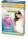 Preggie Anti-Nausea Bilebands – Sabah Hastalığı Yardımı – Klinik Olarak Nausea Yardımı - Hamile Nausea Relief – Acubas Bileband - 4 Bands - Pink