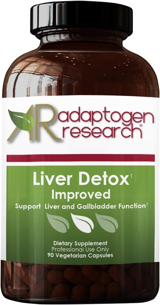 Liver Detox Tamamlandı | Liver & Gallbladder Support | Ox Bile + Süt Butle + Arıt Toz + Artichoke | 90 Vegetarian Capsules | By Adaptogen Research Farm Grade