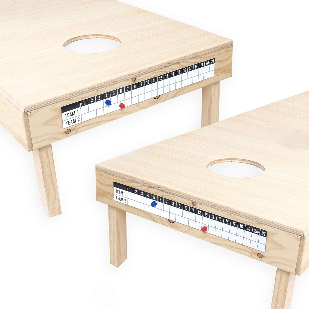 Barcaloo Cornhole Scoreboard Metal Decal ile 2 Manyetik Puan Corn Hole Boards for Corn Hole Board