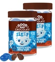 Good Day Chocolate Melatonin for Kids [2 Pack] - Fair Trade Non-GMO Chocolate with Chamomile and Melatonin 1 mg - Toddler Melatonin, Kids Natural Sleep Aid for Ages 3 and Up Up
