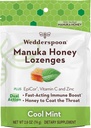 Wedderspoon Manuka Honey Immunity Lozenges, Cool Mint, 2.6 Oz ( 1), Gerçek Yeni Zelanda Honey, İki Saat İçinde Immunity