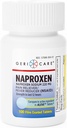 GeriCare Naproxen sodyum Tabletleri, 220 mg (100 Kont)- NSAID Ekstra-Strength Pain Relief for Headache, Arthritis, Muscle Aches, Menstrual Cramps- Film-Coated Naproxen, Anti-Inflammatory & Ateş Çözümleri