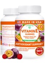 Lunakai USA Vitamin C ile 400IU - Delicious, Vegan, Non-GMO Supplement for Daily Skin & Eye Support, 60cties 400IU
