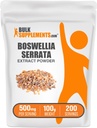 BulkSupplements.com Boswellia Serrata Extract Powder - Boswellia Supplement, from Frankincense Resin - Vegan & Gluten Free, 500mg per Service, 100g (3.5 oz) (Pack of 1)