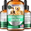 Köpekler ve Kediler için Kennel Cough Tedavisi - ABD'de Gerçek - Köpek Alerji & Kedi Asthma Yardımı - Mullen Leaf & Elderberry - Kuru, Wet & Barky Cough For Relief & Cats - All Breeds & Dimensions - 2 Fl Oz