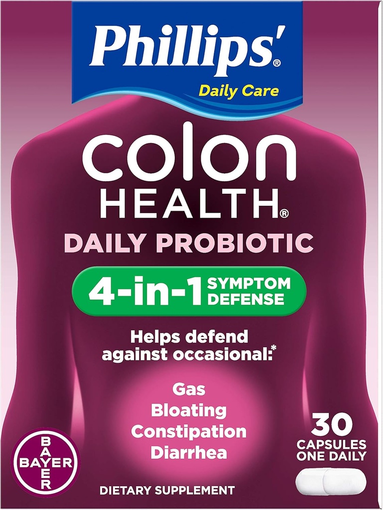Συμπληρώματα Προβιοτικής Υγείας Phillips' Colon - 30 Κάψουλες, Συσκευασία των 6