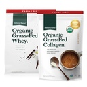 Natural Force Grass Fed Organik Whey Protein Toz Vanilla Flavor 5 lb Organik Temiz Collagen, Toz Unflavored, 32oz