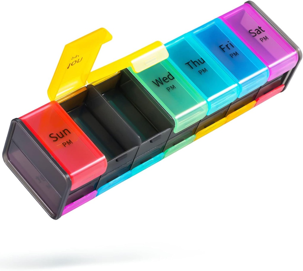Ekstra Büyük Pill Organizer 2 Zaman Bir Gün, Büyük Haftalık Pill Box Organizer, Büyük 7 Gün, AM PM Pill Case, Dev Daily Pill Konteyner Tüm Meds için 14 Karşılaştırmalı