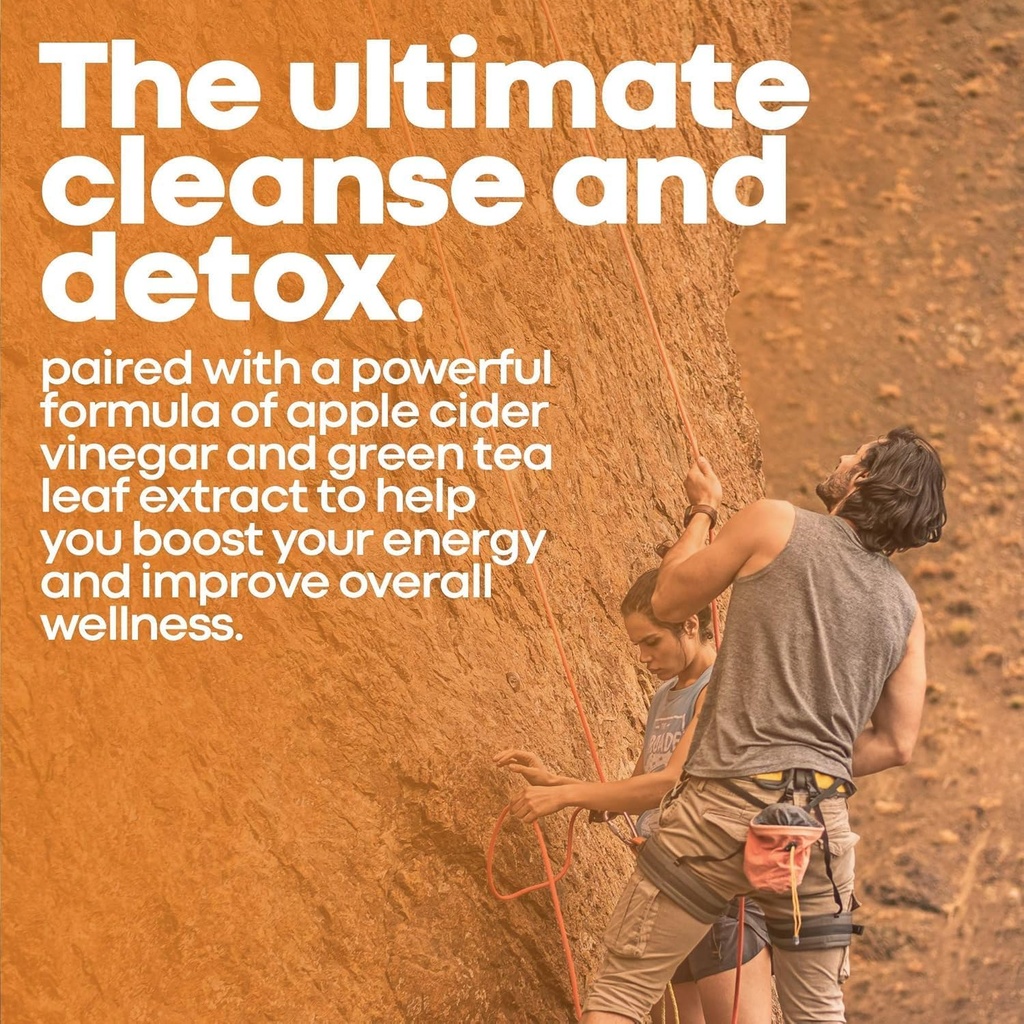 Herbtonics Thermogenic Supplement | Metabolic Health & GLP-1 Erkekler ve Kadınlar için Destek | Temiz Enerji ve Zihin Odak | ACV, Yeşil Çay Ekstraksiyon & Caffeine | 120 Veg Capsules