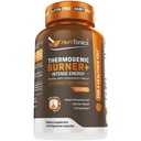 Herbtonics Thermogenic Supplement | Metabolic Health & GLP-1 Erkekler ve Kadınlar için Destek | Temiz Enerji ve Zihin Odak | ACV, Yeşil Çay Ekstraksiyon & Caffeine | 120 Veg Capsules