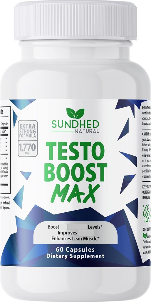Testo Max'i Güçlendirmek - Erkekler için Doğal Stamina ATM - Forrec Natural Energy, Stamina, and Strength Branson