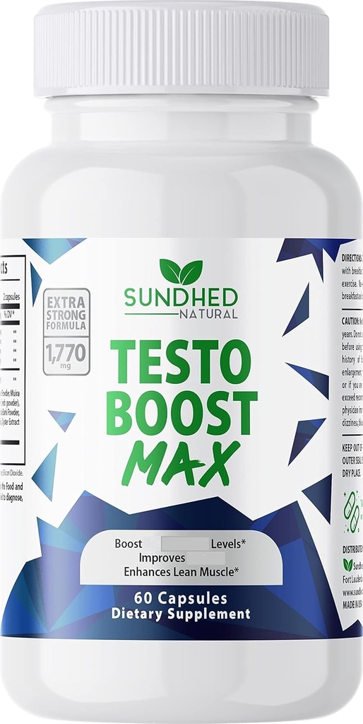 Testo Max'i Güçlendirmek - Erkekler için Doğal Stamina ATM - Forrec Natural Energy, Stamina, and Strength Branson