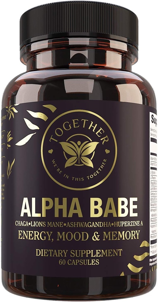 Bu Birlikte Alfa Babe | Nootropic Supplement | Memory Mood Energy | Nootropics Lions Mane Chaga Ashwagandha