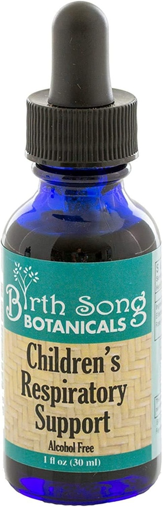 Doğum Song Botanicals Children's Respiratory Support Tincture with Elderberry, Herbal Immune Support Supplement with Sambucus Nigra, maximum Strength Liquid Drops for Respiratory & Immune Support,1oz
