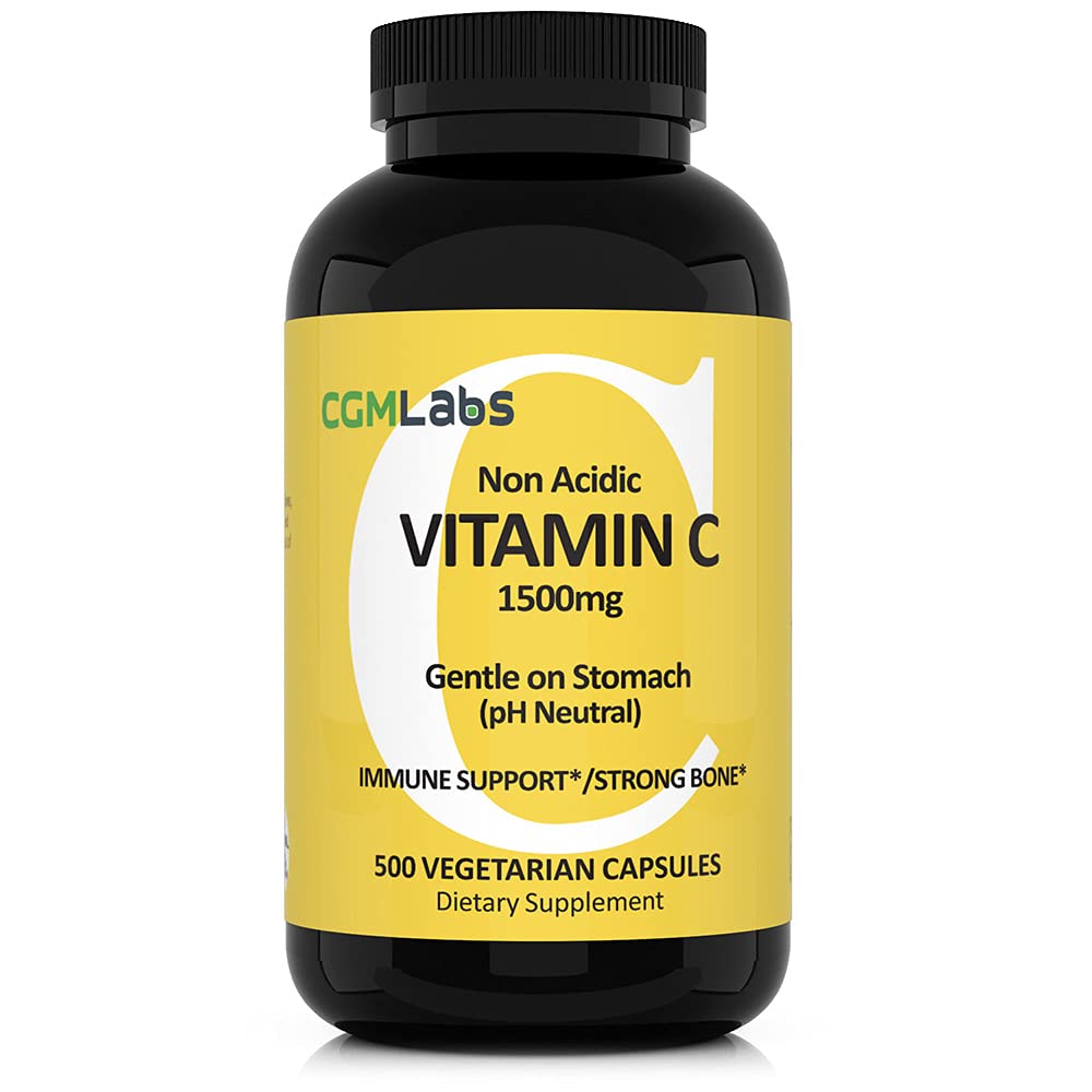 Asitli Vitamin C Diyetsel Supplement 1500 mg ile. Stomach, Immune/Bone Support (500)