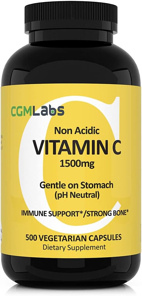 Asitli Vitamin C Diyetsel Supplement 1500 mg ile. Stomach, Immune/Bone Support (500)