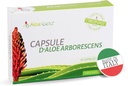 ALOEBETA Aloe Arborescens Natural Power Capsules - 100% Organik Aloe Supplement, Stimulates Immune Defenses, Antioxy, Detoxing - Vegan, No GMO, Gluten-Free, No Sugar