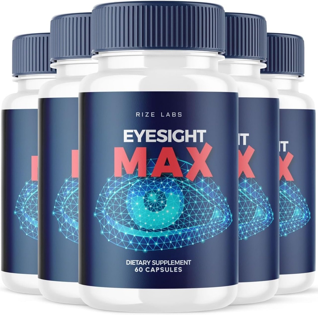 rize labs Eyesight Max Vision Supplement, All-Φυσικές κάψουλες για την ταχεία βελτίωση της υγείας και καλύτερη ικανότητα εστίασης, Υποστήριξη Υγιείς λειτουργίες ματιών - Συσκευασία των 5.300 καψών)