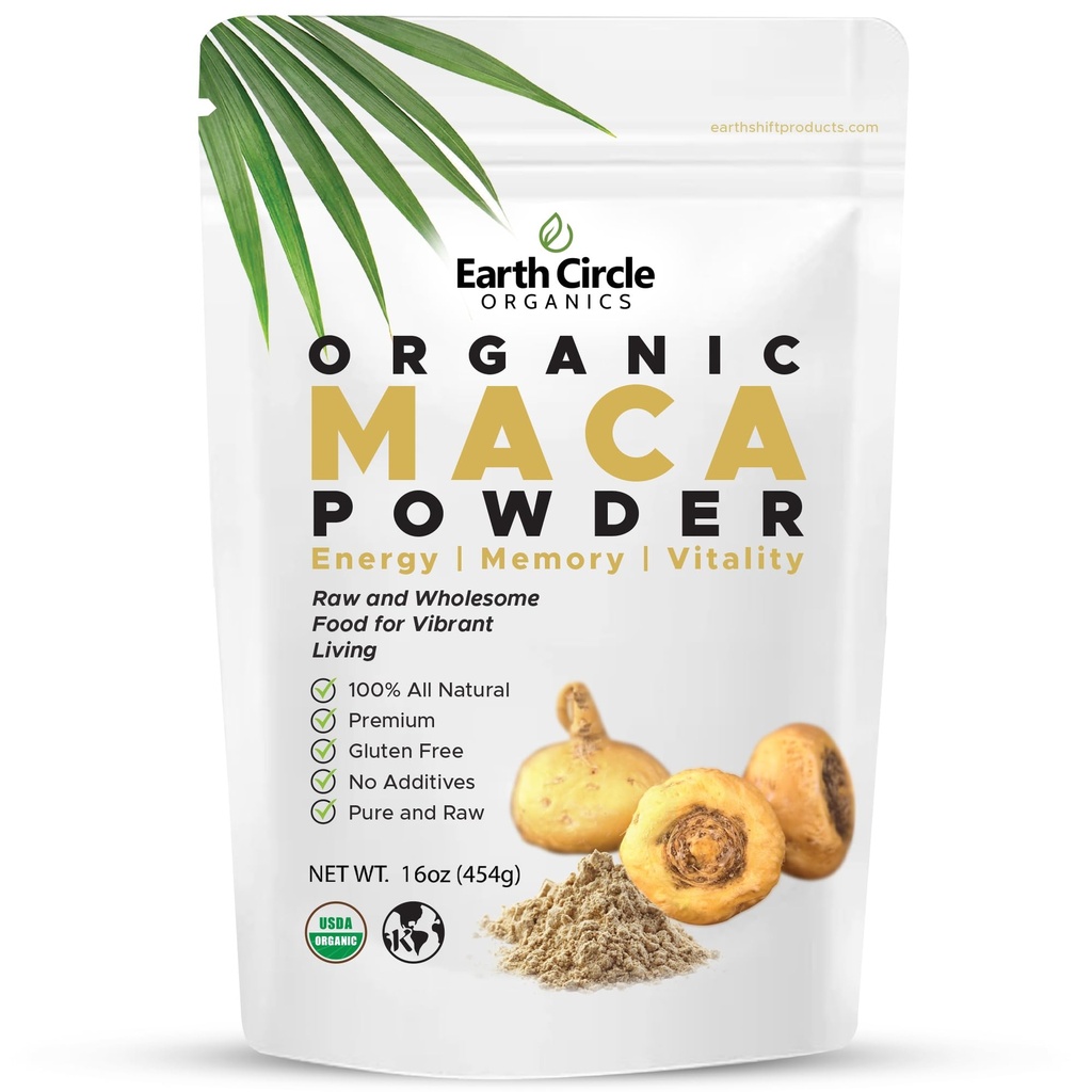 Sarı Maca Root Toz, Doğal Superfood, Enerji, Kilo ve Kadın Fertness ile Yardım Ediyor - Vegan - 1 Pound (Pack of 1)