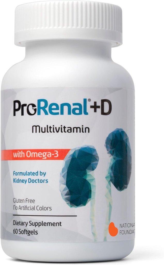 ProRenal+D με Omega-3 ιχθυέλαιο νεφρών πολυβιταμίνη 30-Ημέρα προσφοράς