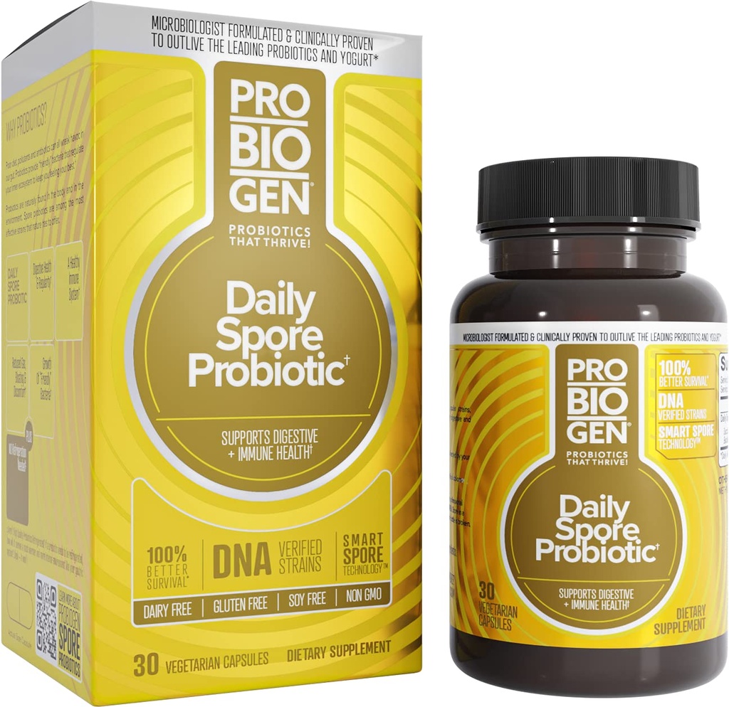 Probiogen Daily Digestive Balance Probiyotik, Digestive Supplement, 30 Count Capsules (681816)