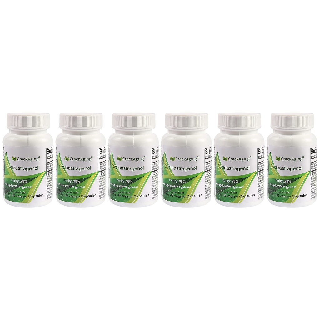 Super-Abase Cycloastragenol% 98 25 mg/Cap 180 6 Şişe Immune Desteği |Telomerase/Telomere | Sağlıklı Ağlama | Antioksi Koruma Supplement