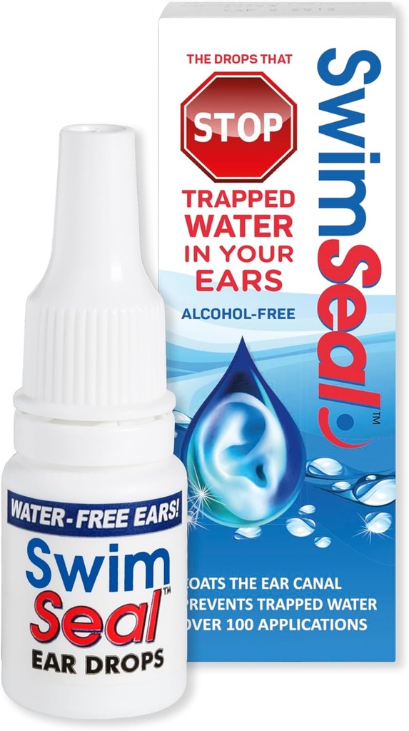 MayoSealTM Bütün Doğal Yüzücü'nin Ear Drops for Daily Use rather Than Alkol Drops veya Earjurs. Kulaklarınız için All Water Exposure için Çözüm.