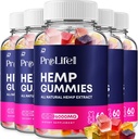 Prolife Hemp Gummies - Seed Extract Pro Life Labs Hemp Gummies Tinnitus Herbal Supplement, Health and Wellness Support, All Natural Prolife Gummy (5 Pack - 300 Gummies)