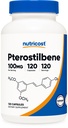 Nutricost Pterostilbene 100 mg, 120 Capsules - Non-GMO, Gluten Free