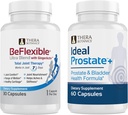 Therabotanics BeFlexible Ultra Joint Supplement Υποστήριξης και Ideal Prostate Ισχυρό συμπλήρωμα Prostate για άνδρες Bundle