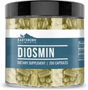 Earthborn Elements Diosmin Pure & Undiluted, No Additives (200 Capsules)