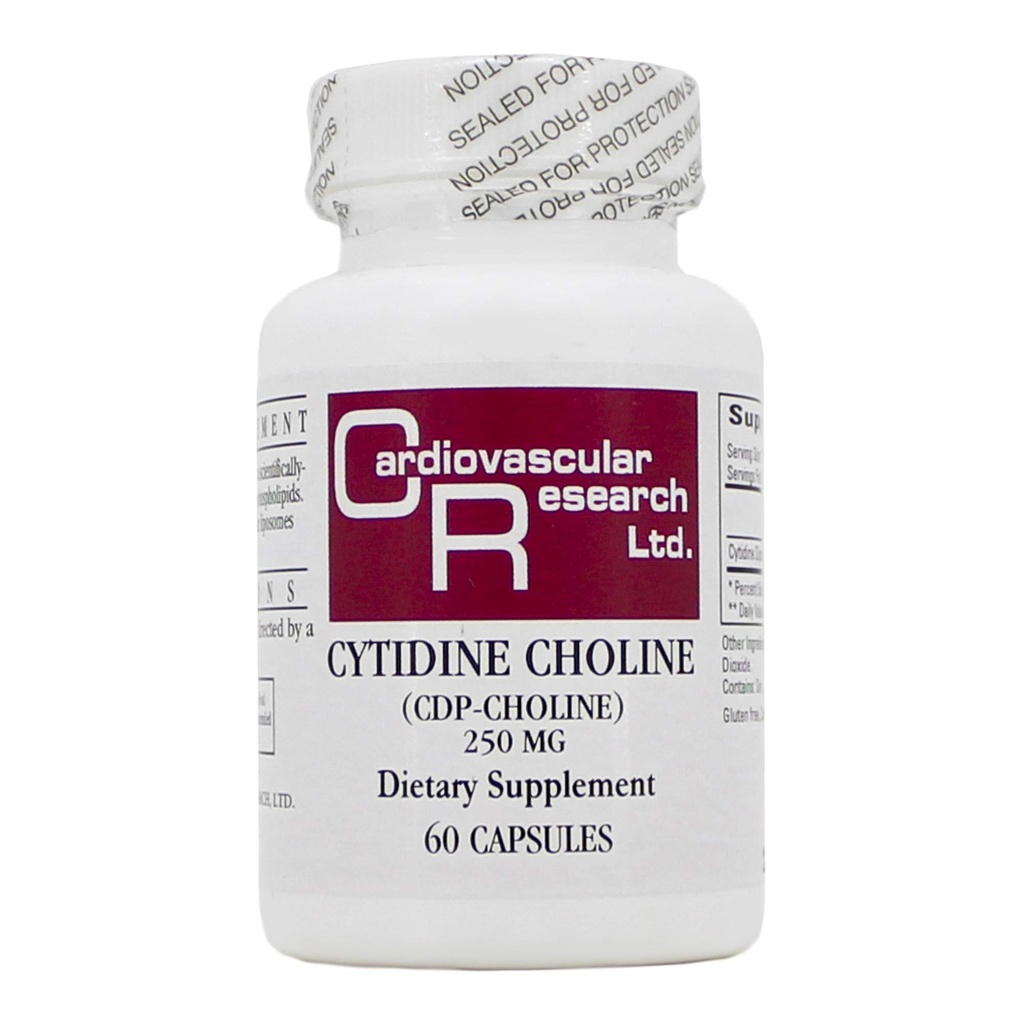 Cytidine Choline/CDP 250 mg 60 Caps - Ecological Formulas /Cardiovascular Araştırma