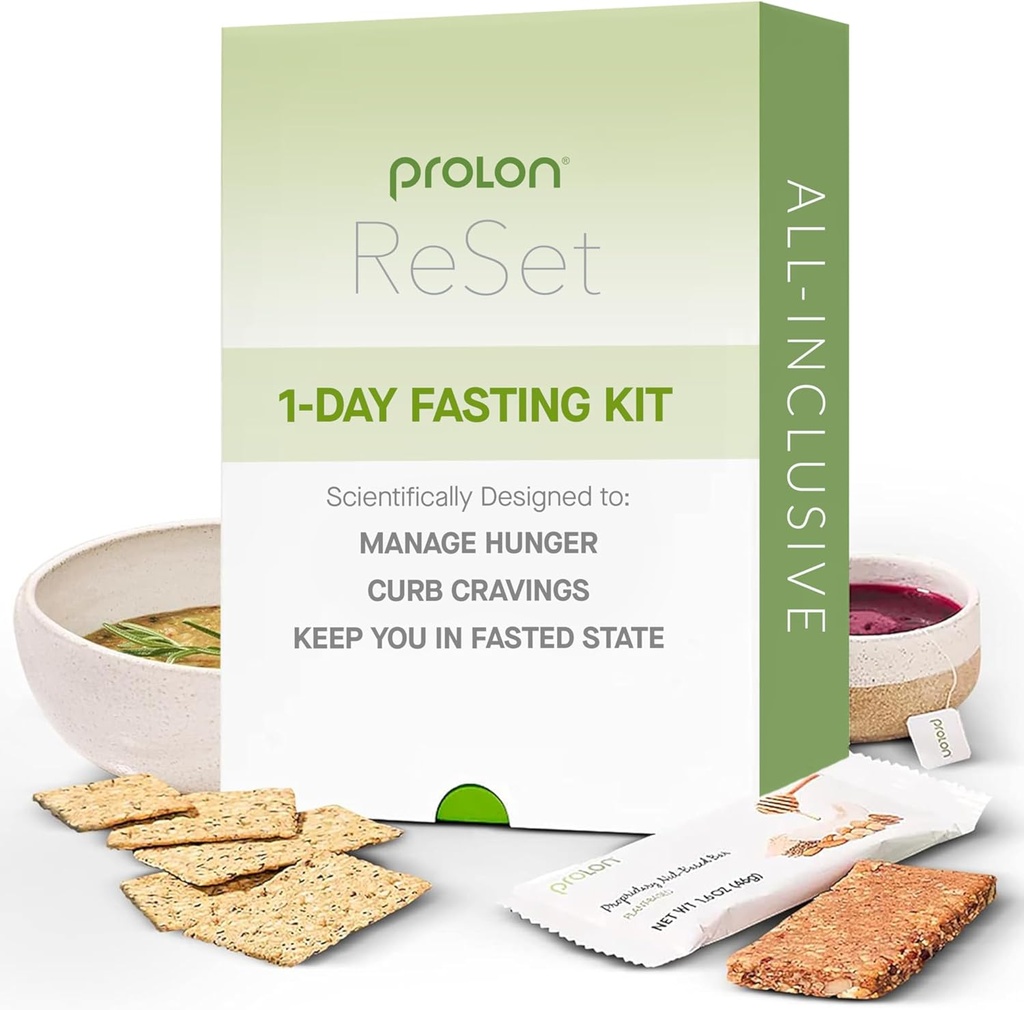 Prolon 1-Day Become Fasting Kit | Fast with Food | Supports Health Aging & Kilo Management | Low-Calorie, Plant-Based Meals & Snacks | Perfect to Not Break Your Fast (1-Day Kit)