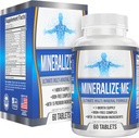 Multi-Mineral Supplement (15-in-1) Iron Free Formula | Yüksek Lisanslı Multimineraller | Essential Trace Mineraller | Multimineral Supplements | 60 Tabletler