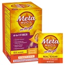 Metamucil On-the-Go, Daily Psyllium Husk Powder Supplement with Real Sugar, 4-in-1 Fiber for Digestive Health, Orange Smooth Flavored Drink, 2 pack x 30 μέτρημα = 60 συσκευασίες Σύνολο