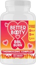Better Booty BBL Burn Thermogenic Complex Capsules, Tone & Sculpt Belly, Bum + Legs w. Garcinia Cambogia, Guarana, Green Tea Ext, ALA, & Cayenne Pepper Supplement (120ct, 60 hizmet)