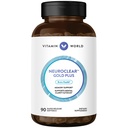 Vitamin World NeuroClear Gold Plus 90 Softgels, Phosphatidylserine, DHA, Ginkgo Biloba, Υποστηρίζει τον εγκέφαλο και την ψυχική εστίαση, ταχείας αποδέσμευσης, χωρίς γλουτένη