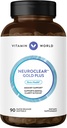 World NeuroClear Gold Plus 90 Softgels, Phosphatidylserine, DHA, Ginkgo Biloba, Supports Brain and mental Focus, Rapid-Release, Gluten Free