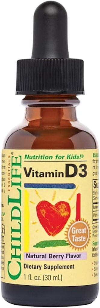ChildLife Essentials - Vitamin D3 Mixed Berry 1 oz [Health and Beauty]