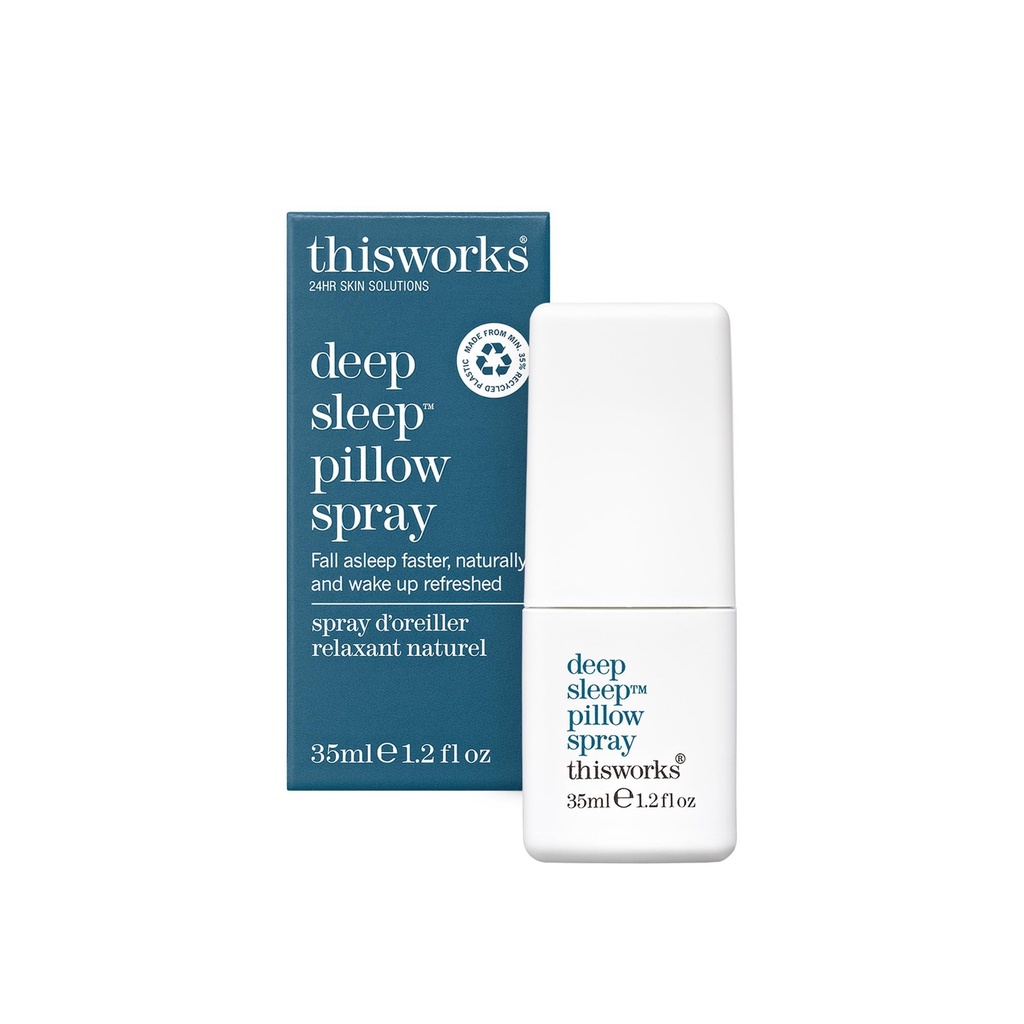 BuWORKS Deep Sleep Yastık spreyi - Rahatlama ve Dinlenmek için Lavender ile Doğal Formula - 35 ml (1.2 fl oz) Mini Seyahat Boyutu