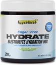 UPPERMOST Hydrate Hydration Keto Electrolytes Toz No Sugar Drink Mix - Doğal Flavored & sweetated - C, B6, B12 & çinko - 30 Hizmet (Lemon Lime)